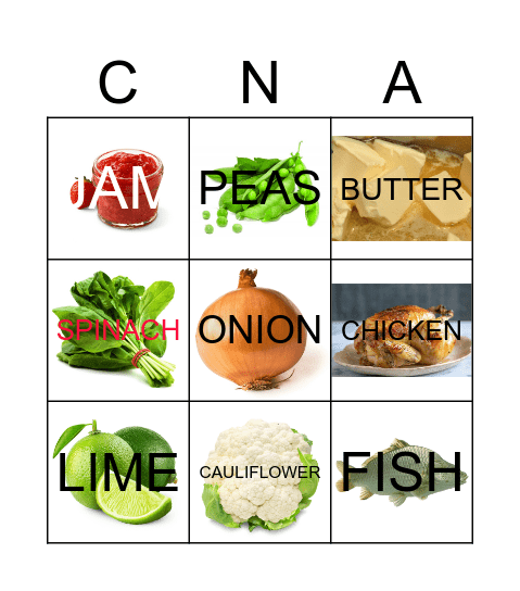Basic 2 - Unit 7 Bingo Card