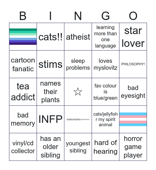 marsingo Bingo Card