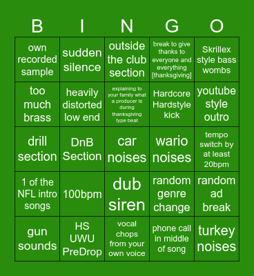 Kelland BINGO Nov23 Bingo Card