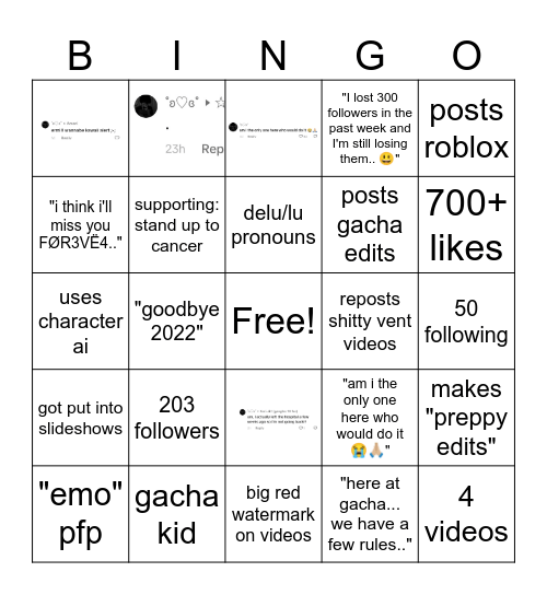 @xvilyq Bingo Card