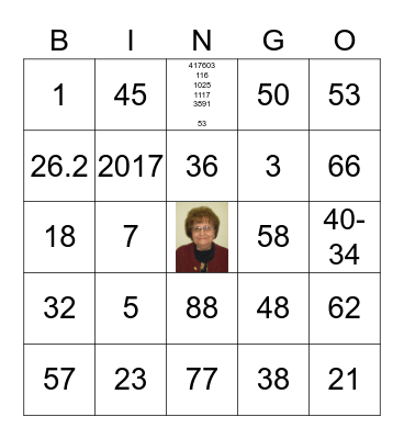 PLASKOLITE RETIREMENT BINGO CAKE Bingo Card