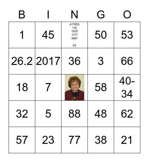 PLASKOLITE RETIREMENT BINGO CAKE Bingo Card