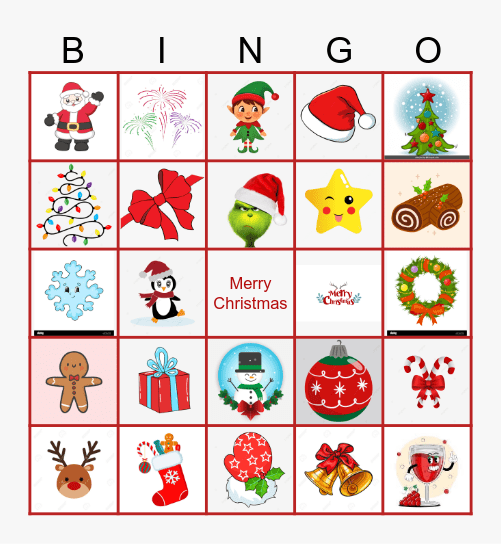 Bingo Navideño Bingo Card