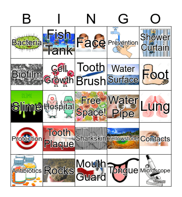 Biofilm Bingo Card