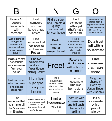 NOVEMBER GM ICEBREAKER Bingo Card