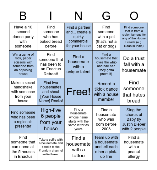 NOVEMBER GM ICEBREAKER Bingo Card