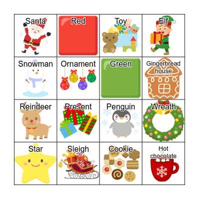Christmas Bingo Card