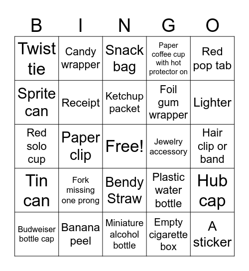 👑Trash Queen Bingo 👑 Bingo Card