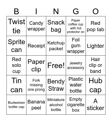 👑Trash Queen Bingo👑 Bingo Card