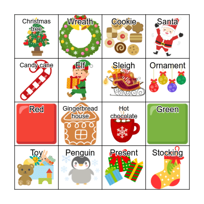 Christmas Bingo Card