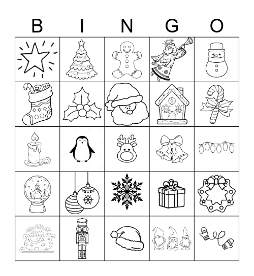 Christmas Bingo Card