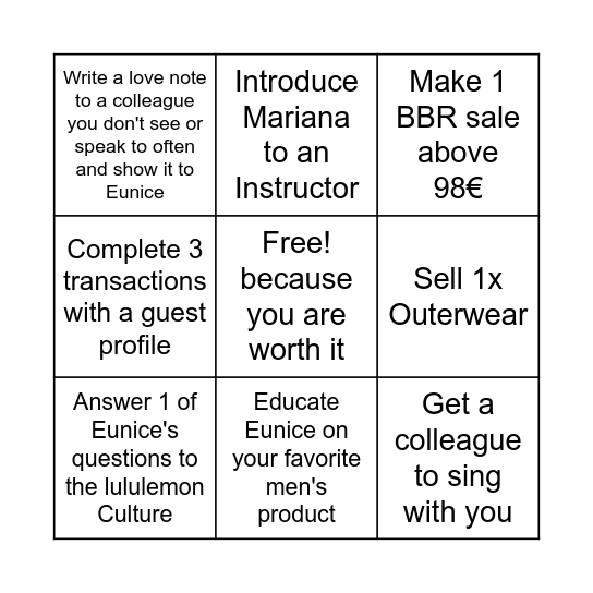 Ultimate Black Friday BINGO Card