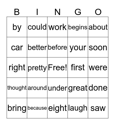 SWAP LIST 3 Bingo Card