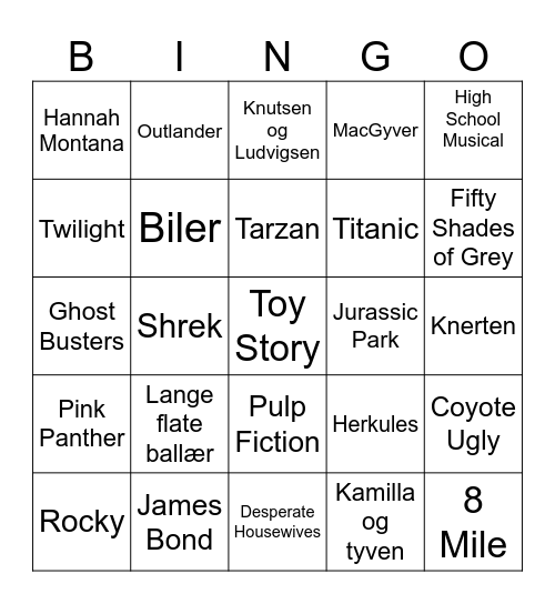 MUSIC! MUSIC! MUSIC! Bingo Card