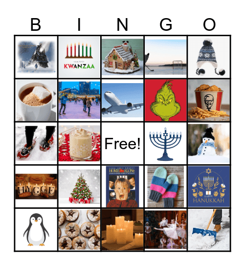 Holiday Bingo Card