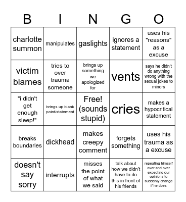 Appopl Bingo Card