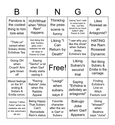 kyle sanctuary Bingo Card