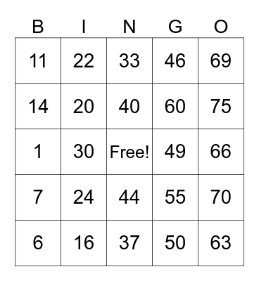 DELGADO, ADRIAN Bingo Card