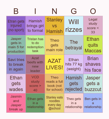 2024 Bingo Card