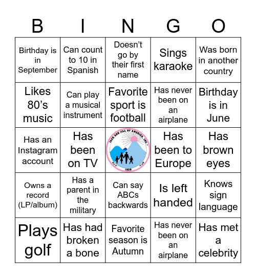 Copa Bingo Card