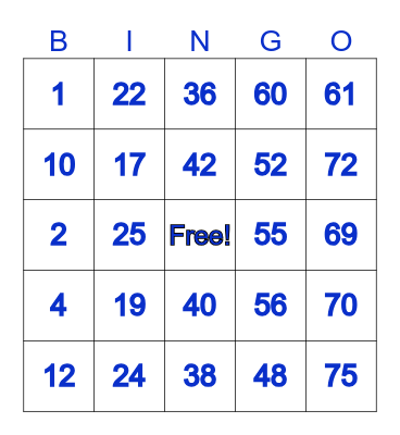 MANDIGMA, SHANALYN GIAN Bingo Card
