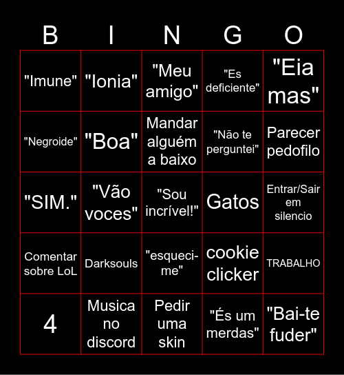 IVO Bingo Card