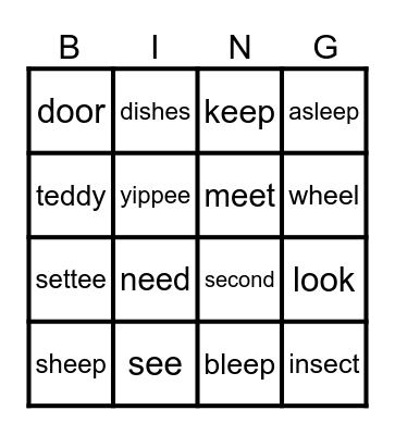 Do we have to keep it? Bingo Card