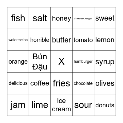 Review Bingo Card