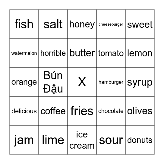 Review Bingo Card
