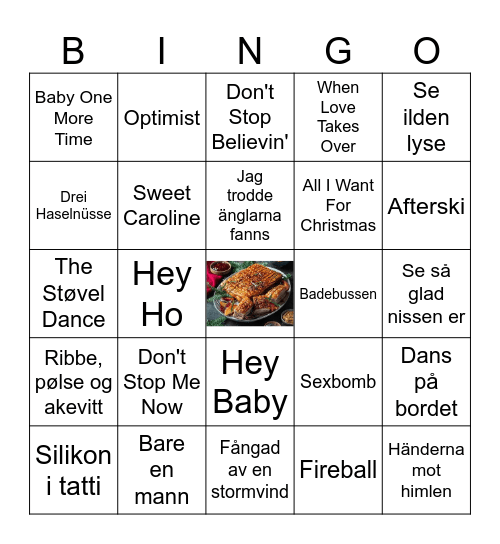 🎄 Julebord 2023 🎄 Bingo Card