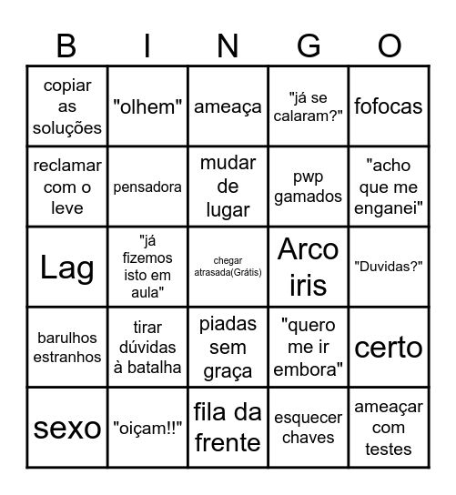 binguex silvex Bingo Card