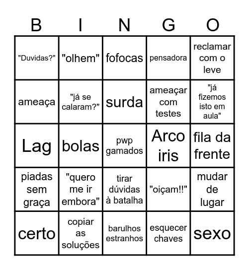 binguex silvex Bingo Card