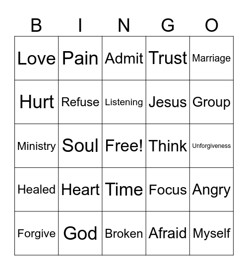 FBNH BINGO! Bingo Card