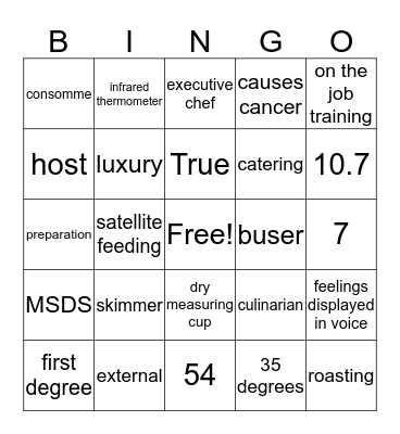 CPAS Review for Chapters 1-9 Bingo Card