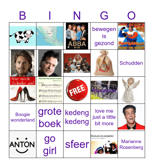 Sinterklaas 2023 Bingo Card