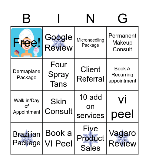 WINTER BINGO Card