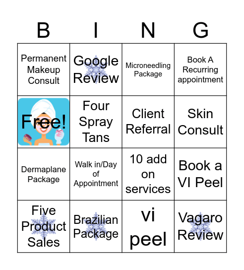 WINTER BINGO Card