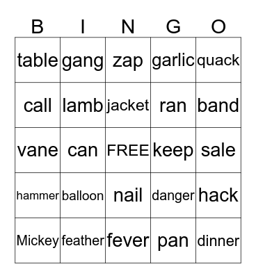 Empower BINGO Card