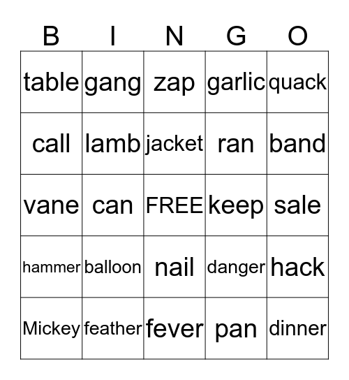 Empower BINGO Card