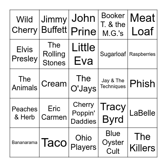 Game1 Bingo Card