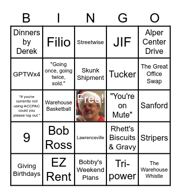 FTI Bingo Card