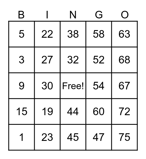 PILOR, AIRA MAE T. Bingo Card