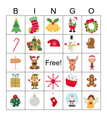 PSNI Holiday Bingo Card