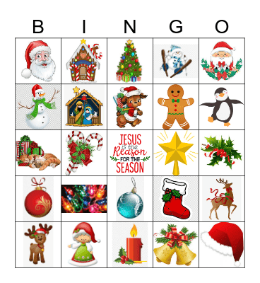 Stokes Christmas Bingo Card