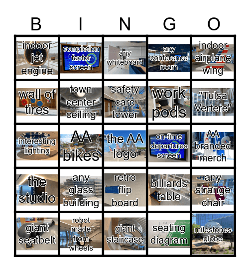 Skyview Bingo Card