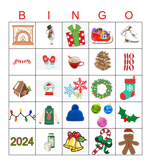 Holiday Bingo! Bingo Card