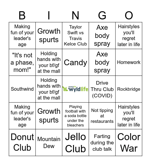 WYLDLIFE Bingo Card