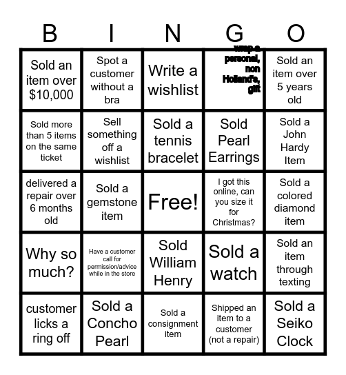 HAPPY HOLLANDDAYS! Bingo Card