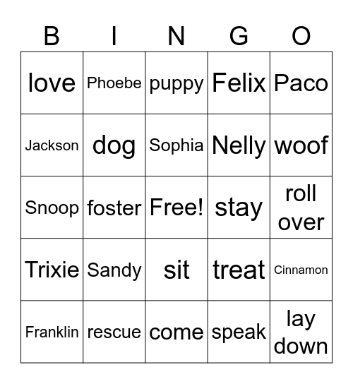 Girls' Night Out Bingo Card