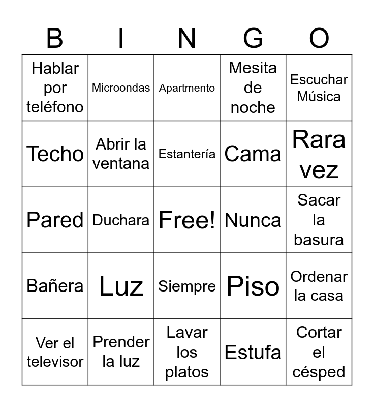 Desafíos de Bingo